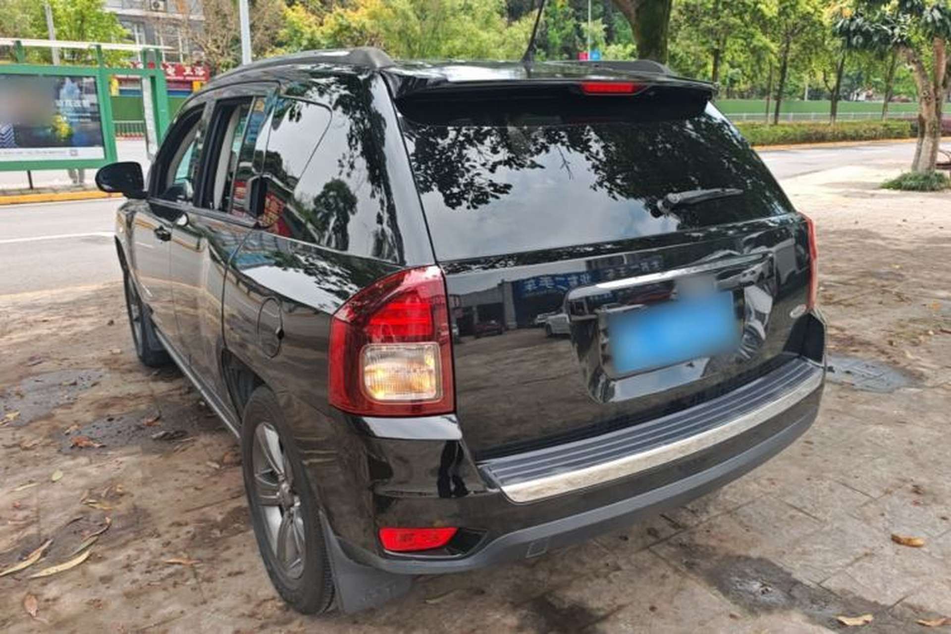 Used Jeep Compass 2014 Revised Version 2.4L Four-Wheel Drive Comfort Edition Rear Left 45 Deg