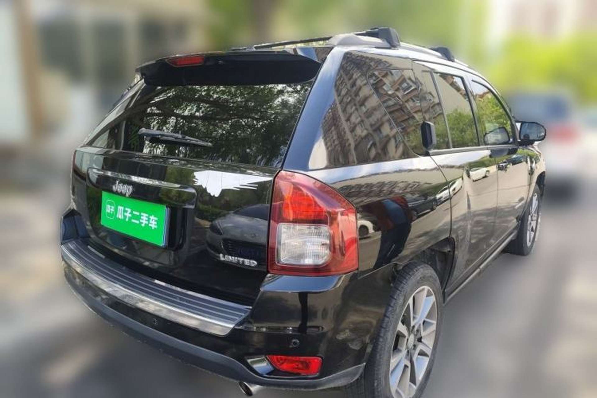 Used Jeep Compass 2014 Revised Version 2.4L Four-Wheel Drive Luxury Edition Rear Right 45 Deg