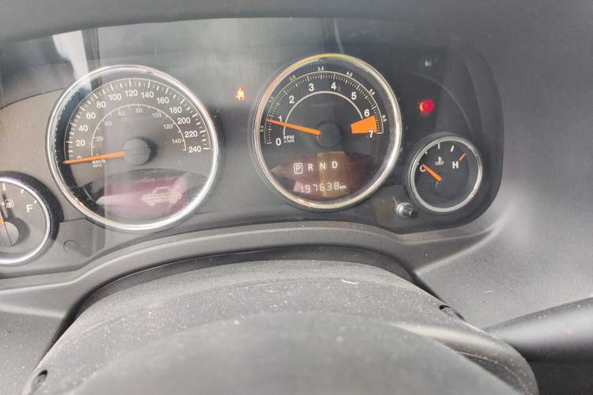 Used Jeep Compass 2014 Revised Version 2.4L Four-Wheel Drive Comfort Edition Odometer Close Up