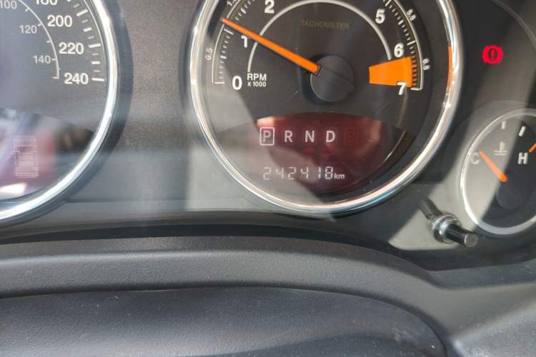 Used Jeep Compass 2014 Revised Version 2.4L Four-Wheel Drive Comfort Edition Odometer Close Up