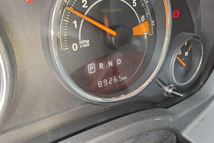 Used Jeep Compass 2014 Revised Version 2.0L Two-Wheel Drive Elite Edition Odometer Close Up