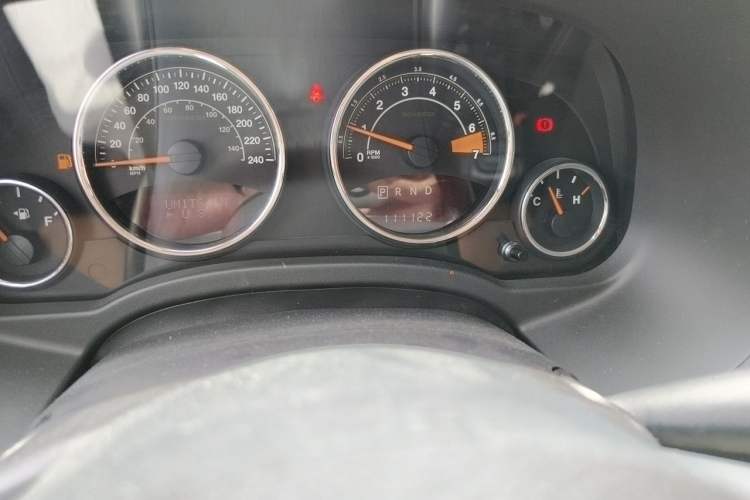 Used Jeep Compass 2014 Revised Version 2.4L Four-Wheel Drive Comfort Edition Odometer Close Up