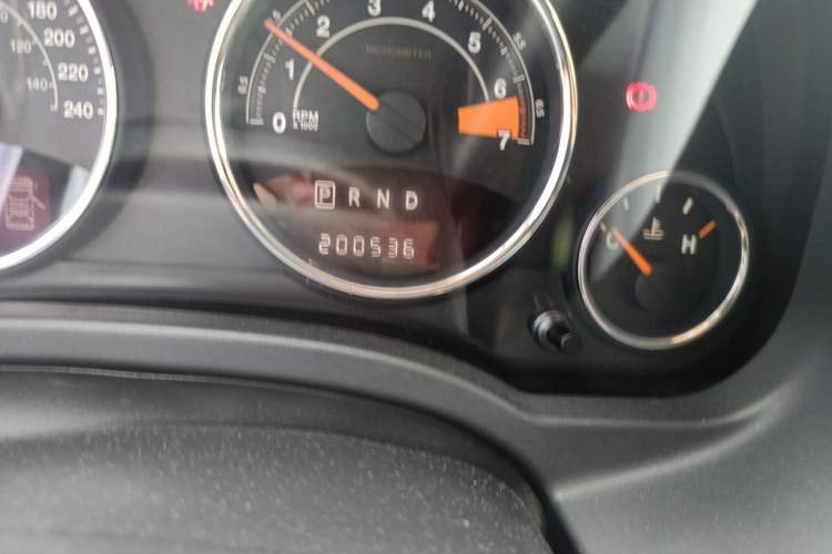 Used Jeep Compass 2014 Revised Version 2.4L Four-Wheel Drive Comfort Edition Odometer Close Up