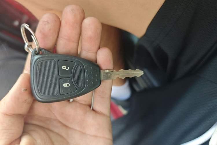 Used Jeep Compass 2014 2.4L four-wheel drive luxury version Vehicle Key