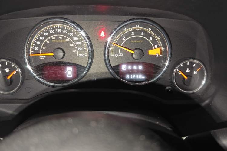 Used Jeep Compass 2014 Revised Version 2.0L Two-Wheel Drive Elite Edition Odometer Close Up