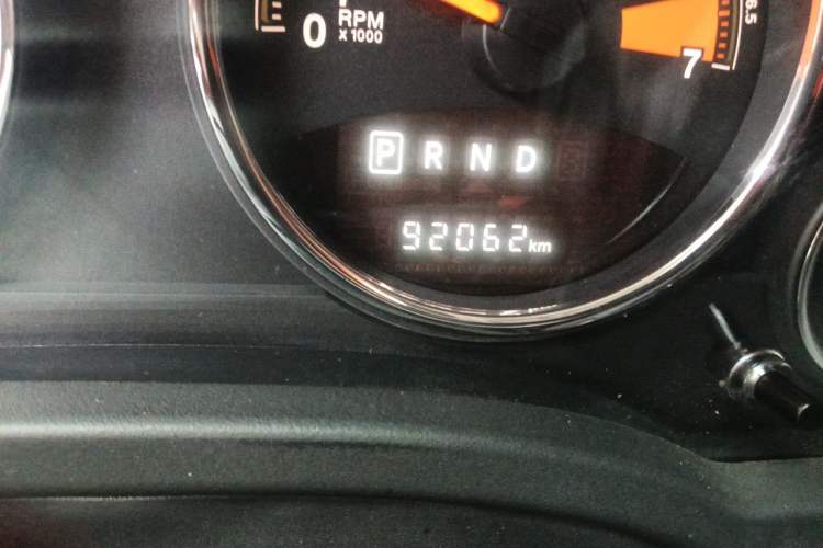 Used Jeep Compass 2014 Revised Version 2.4L Four-Wheel Drive Comfort Edition Odometer Close Up