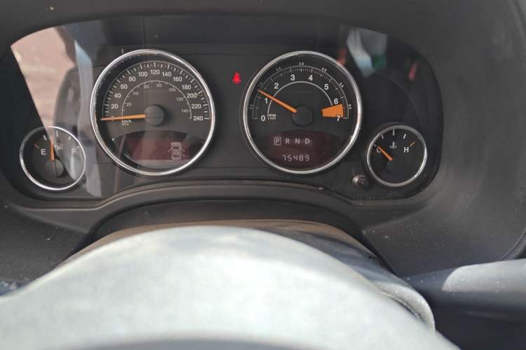 Used Jeep Compass 2014 Revised Version 2.4L Four-Wheel Drive Comfort Edition Odometer Close Up