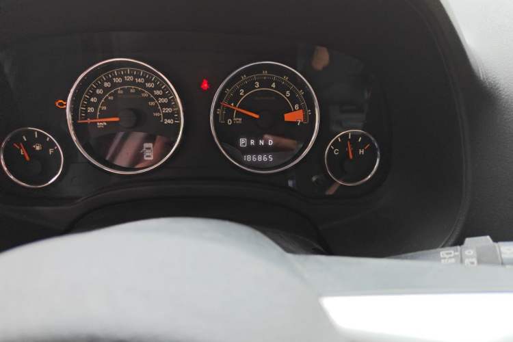 Used Jeep Compass 2014 Revised Version 2.4L Four-Wheel Drive Comfort Edition Odometer Close Up