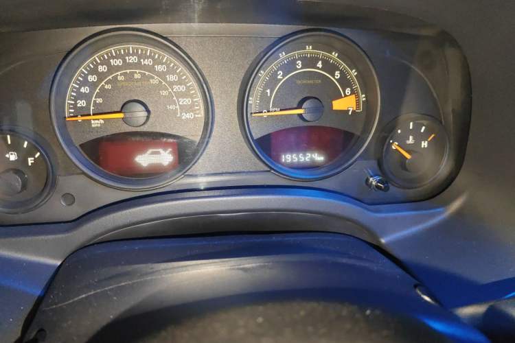 Used Jeep Compass 2014 Revised Version 2.0L Two-Wheel Drive Entry-Level Edition Odometer Close Up
