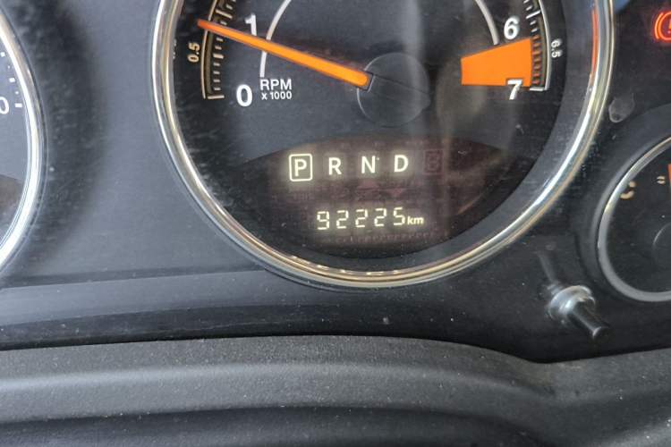 Used Jeep Compass 2014 Revised Version 2.4L Four-Wheel Drive Comfort Edition Odometer Close Up