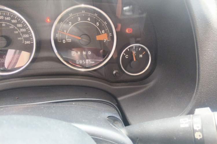 Used Jeep Compass 2014 Revised Version 2.4L Four-Wheel Drive Comfort Edition Odometer Close Up