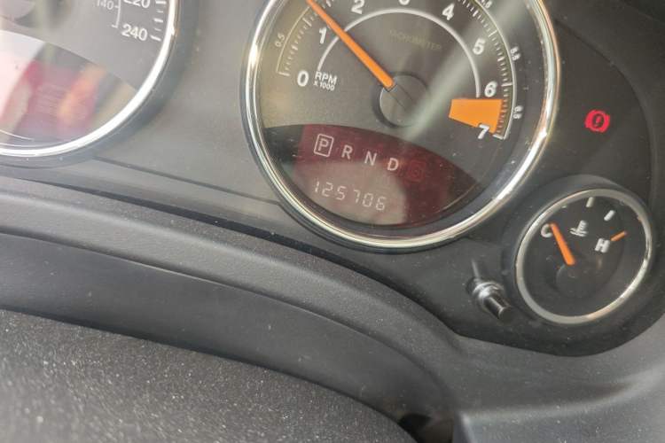 Used Jeep Compass 2014 Revised Version 2.4L Four-Wheel Drive Comfort Edition Odometer Close Up