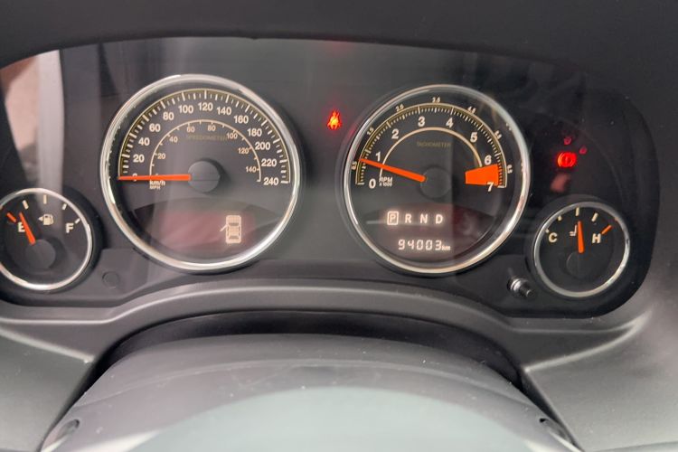 Used Jeep Compass 2014 Revised Version 2.0L Two-Wheel Drive Elite Edition Odometer Close Up