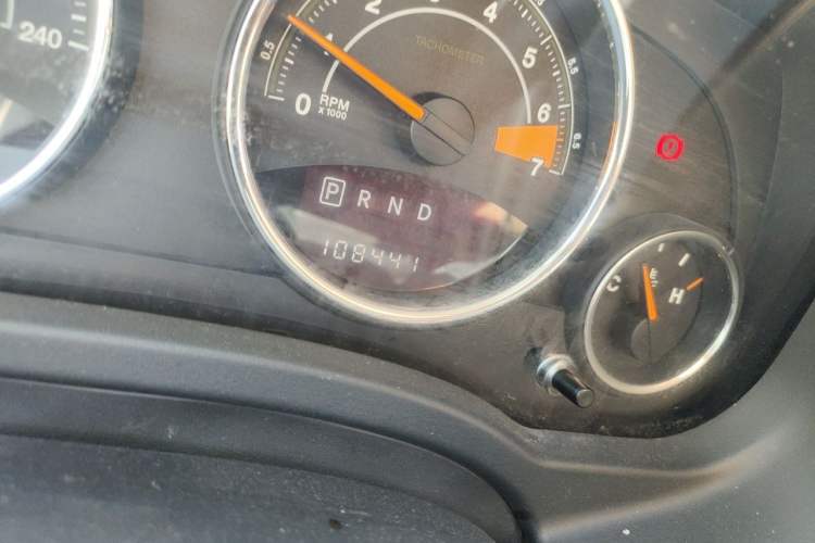 Used Jeep Compass 2014 Revised Version 2.4L Four-Wheel Drive Comfort Edition Odometer Close Up