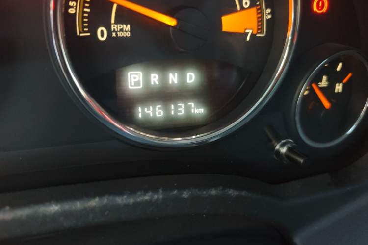 Used Jeep Compass 2014 Revised Version 2.4L Four-Wheel Drive Comfort Edition Odometer Close Up