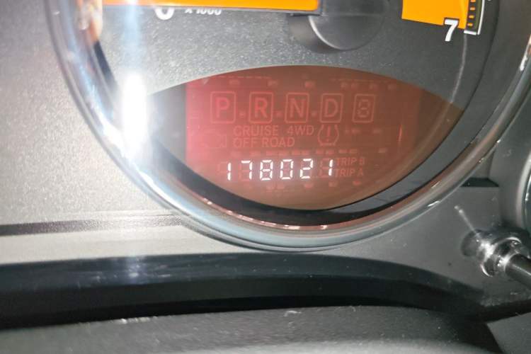 Used Jeep Compass 2014 Revised Version 2.4L Four-Wheel Drive Comfort Edition Odometer Close Up