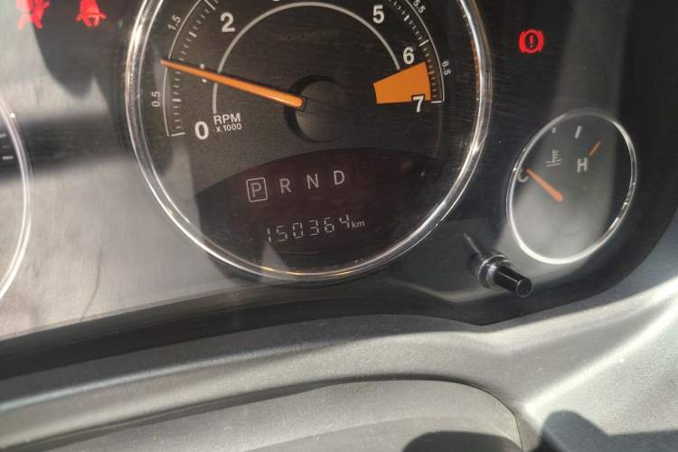 Used Jeep Compass 2014 Revised Version 2.0L Two-Wheel Drive Elite Edition Odometer Close Up