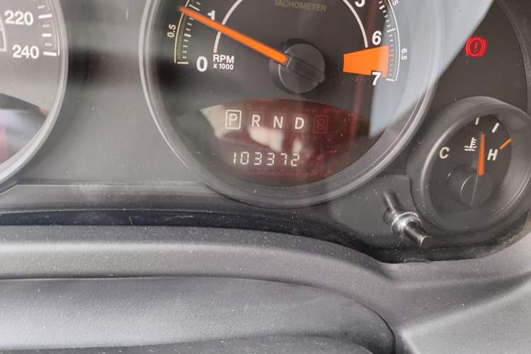 Used Jeep Compass 2014 Revised Version 2.0L Two-Wheel Drive Entry-Level Edition Odometer Close Up