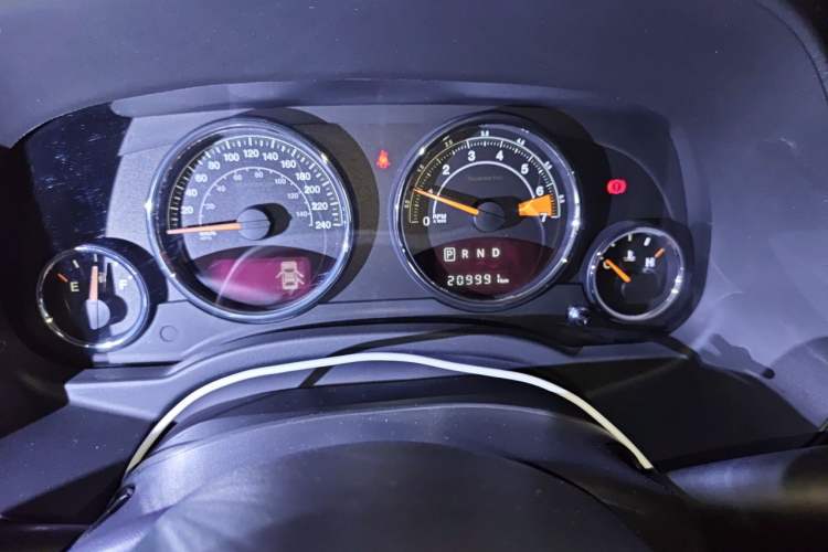 Used Jeep Compass 2014 Revised Version 2.4L Four-Wheel Drive Comfort Edition Odometer Close Up