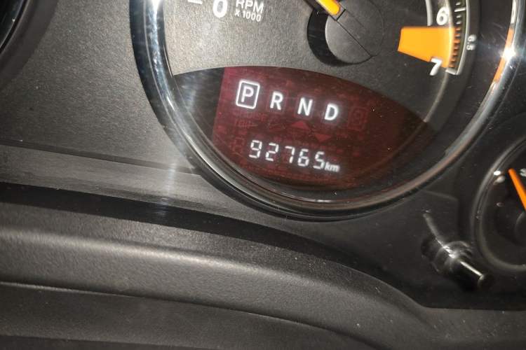 Used Jeep Compass 2014 Revised Version 2.4L Four-Wheel Drive Comfort Edition Odometer Close Up
