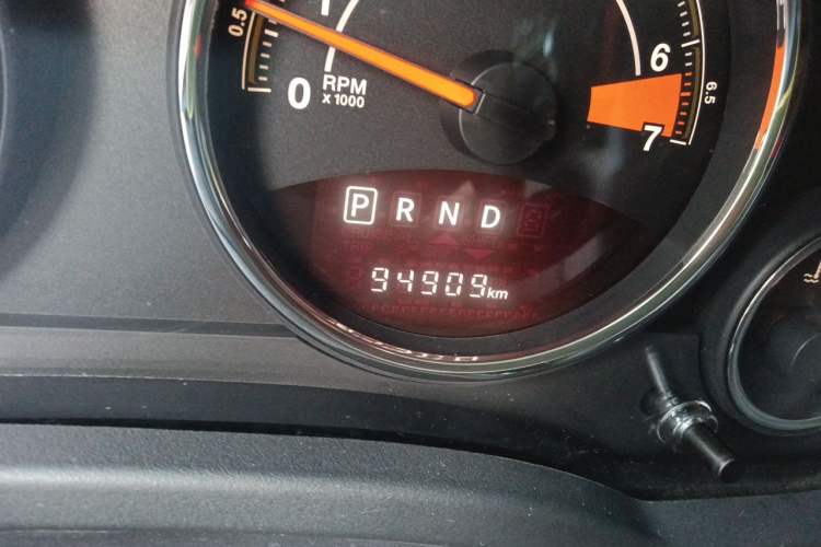 Used Jeep Compass 2014 Revised Version 2.4L Four-Wheel Drive Comfort Edition Odometer Close Up