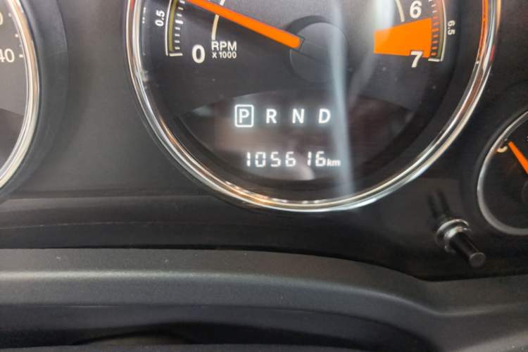 Used Jeep Compass 2014 Revised Version 2.4L Four-Wheel Drive Comfort Edition Odometer Close Up