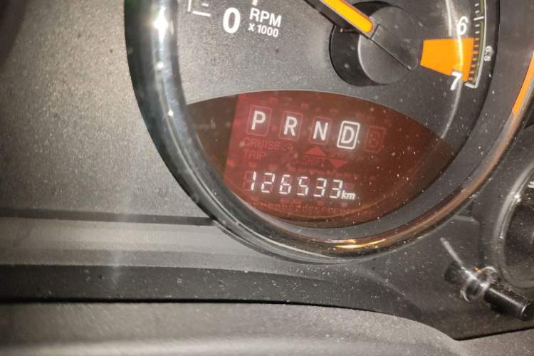 Used Jeep Compass 2014 Revised Version 2.4L Four-Wheel Drive Comfort Edition Odometer Close Up