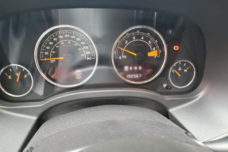 Used Jeep Compass 2014 Revised Version 2.4L Four-Wheel Drive Comfort Edition Odometer Close Up
