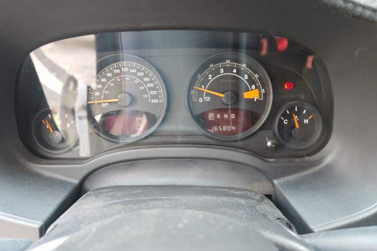 Used Jeep Compass 2014 Revised Version 2.0L Two-Wheel Drive Entry-Level Edition Odometer Close Up