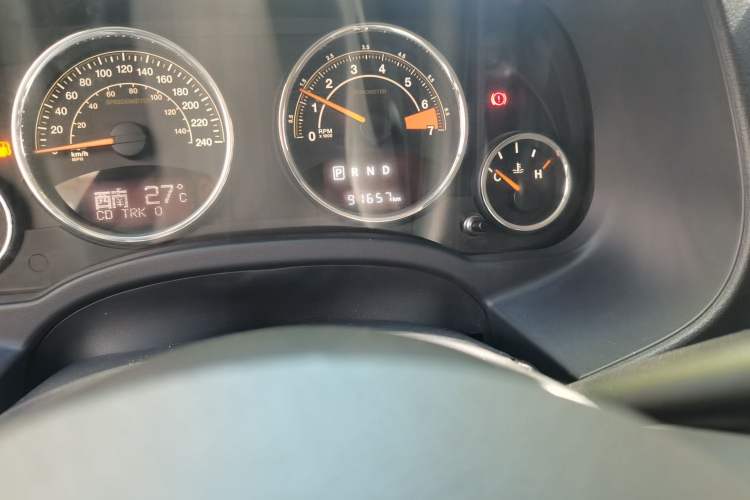 Used Jeep Compass 2014 Revised Version 2.4L Four-Wheel Drive Comfort Edition Odometer Close Up