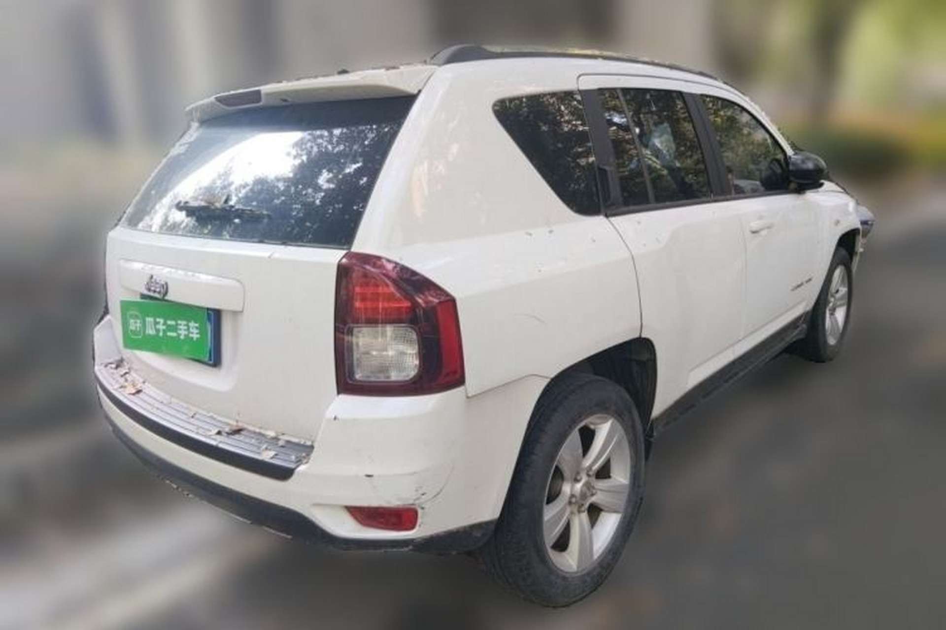Used Jeep Compass 2014 2.0L two-wheel drive sport version Rear Right 45 Deg