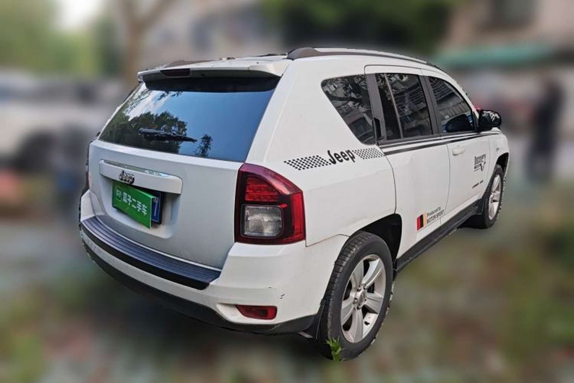 Used Jeep Compass 2014 2.0L two-wheel drive sport version Rear Right 45 Deg