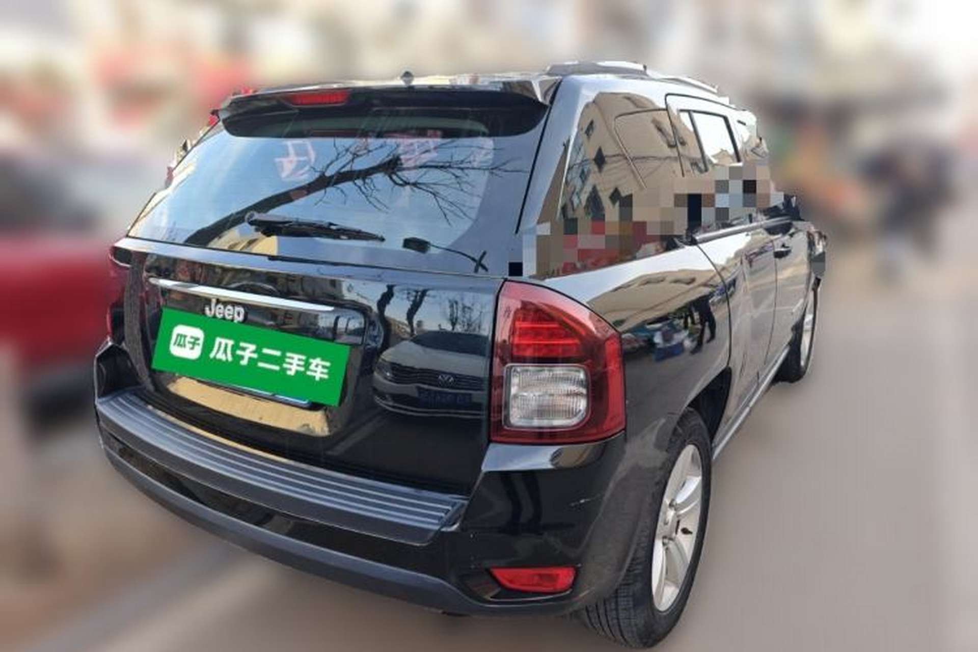 Used Jeep Compass 2015 2.0L two-wheel drive sport version Rear Right 45 Deg