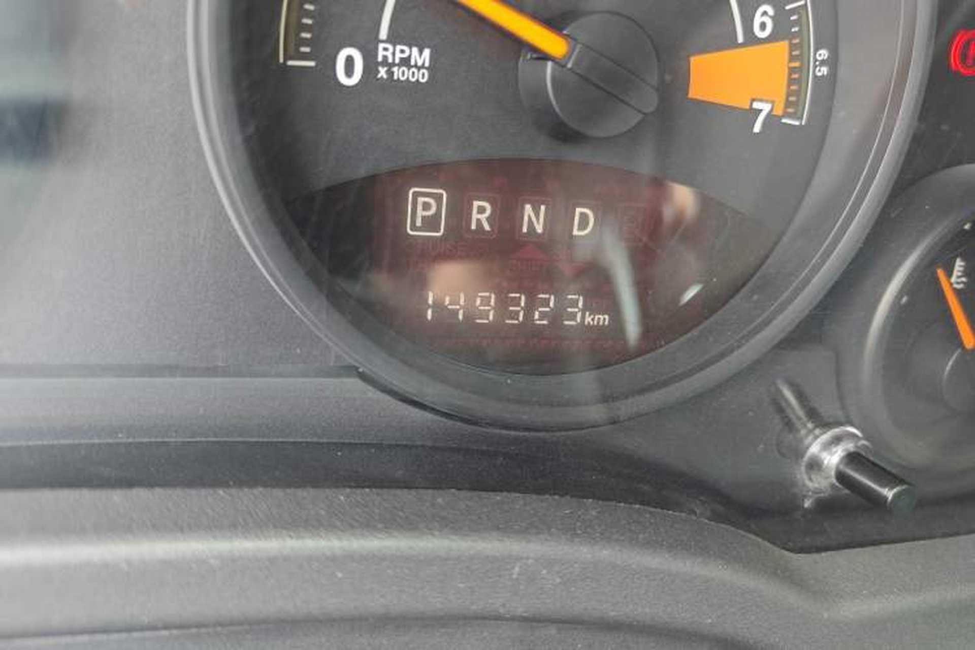 Used Jeep Compass 2015 2.0L two-wheel drive sport version Odometer Close Up