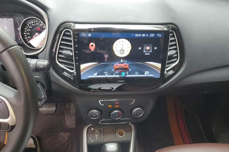 Used Jeep Compass 2017 200T Automatic Enjoyment Edition Audio And AC Panel