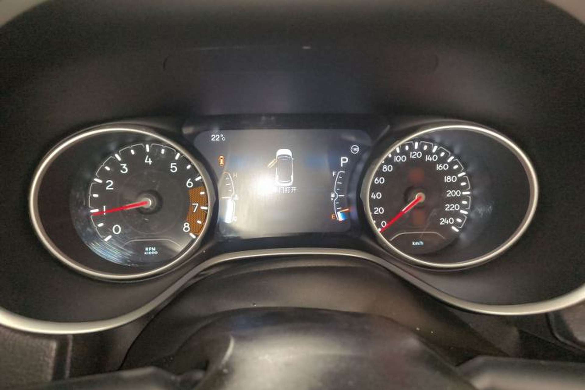 Used Jeep Compass 2017 200T Automatic Family Edition Instrument Cluster