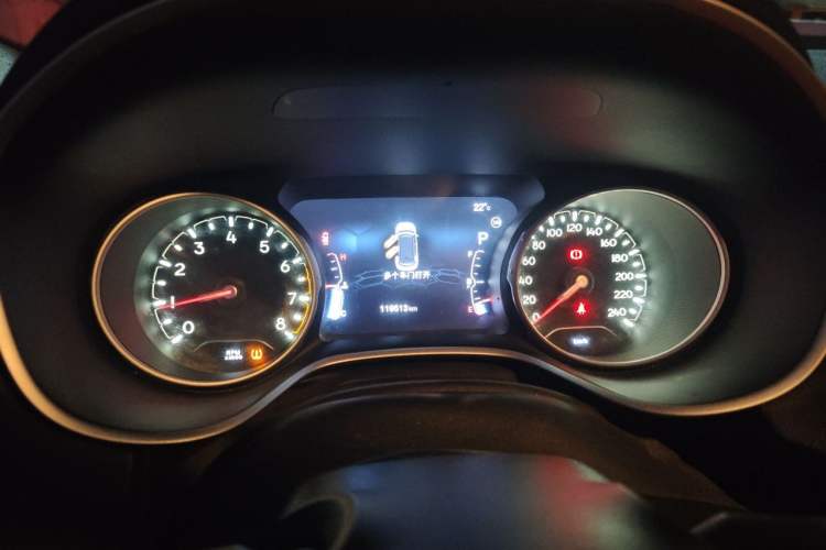 Used Jeep Compass 2017 200T Automatic Family Edition Instrument Cluster