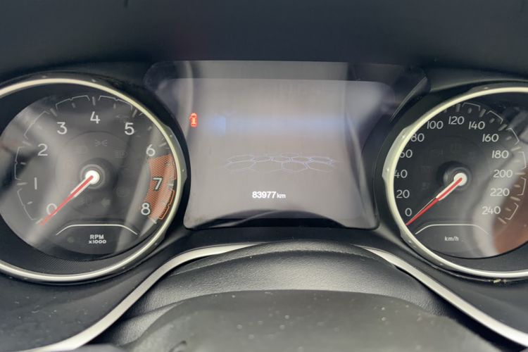 Used Jeep Compass 2017 200T Automatic Family Edition Odometer Close Up