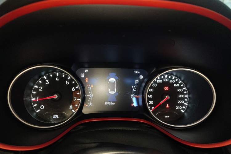 Used Jeep Compass 2017 200TS Automatic High-Performance All-Wheel Drive Edition Instrument Cluster