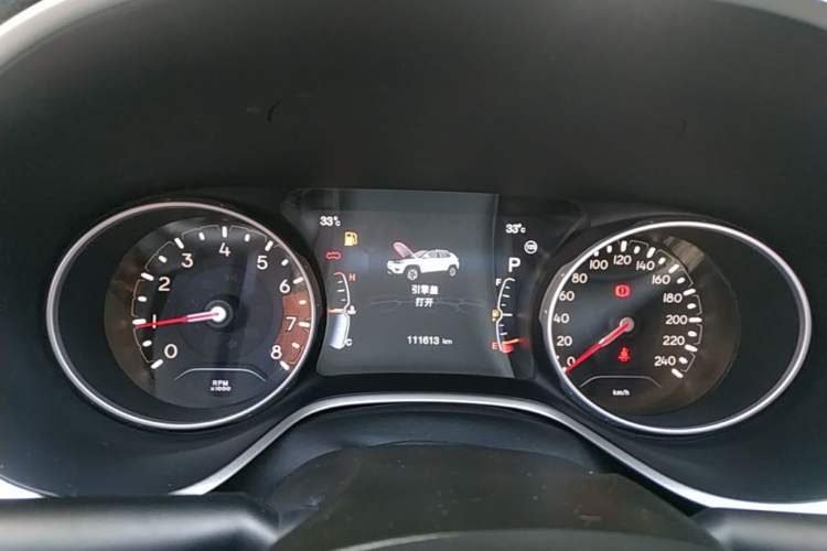 Used Jeep Compass 2017 200T Automatic Family Edition Instrument Cluster