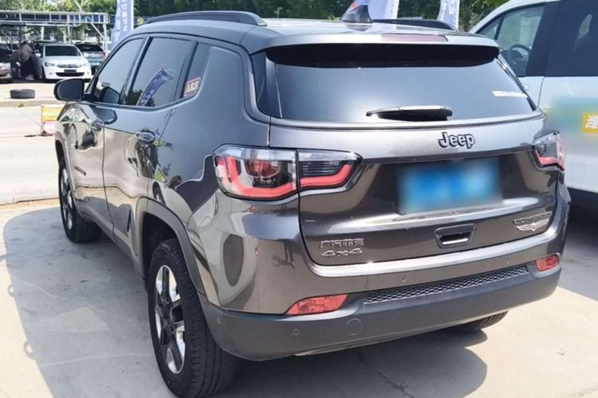 Used Jeep Compass 2017 200TS Automatic High-Performance All-Wheel Drive Edition Rear Left 45 Deg
