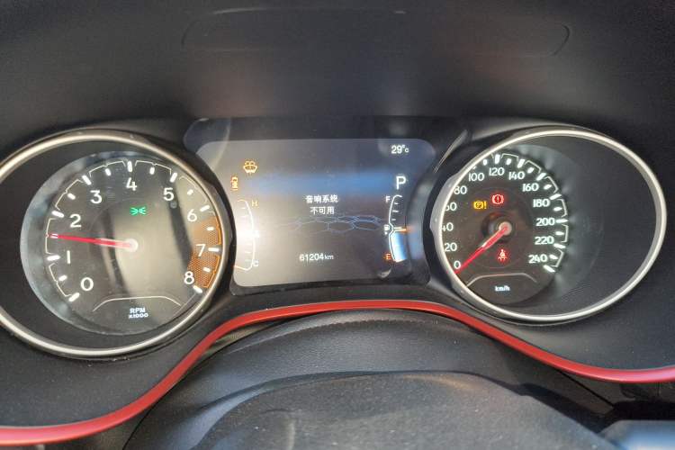 Used Jeep Compass 2017 200TS Automatic High-Performance All-Wheel Drive Edition Instrument Cluster