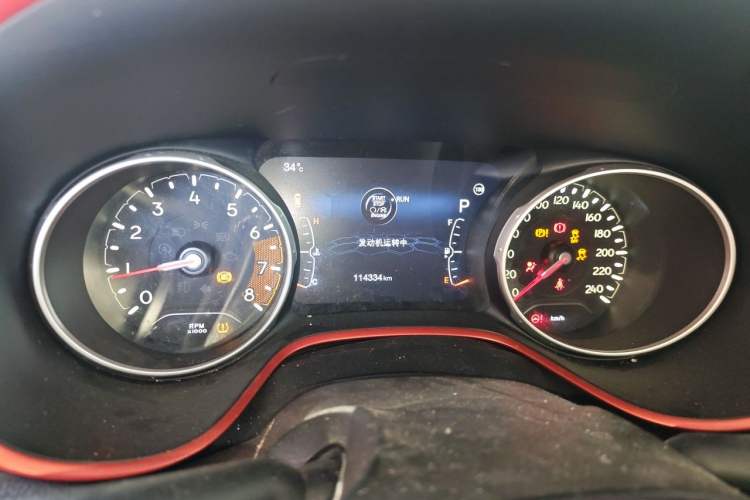 Used Jeep Compass 2017 200TS Automatic High-Performance All-Wheel Drive Edition Instrument Cluster