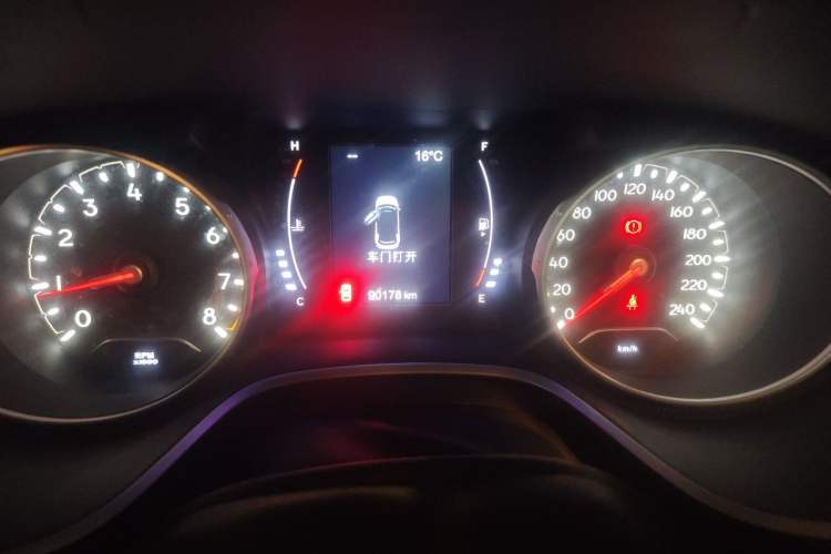 Used Jeep Compass 2017 200T Manual Enjoy Edition Instrument Cluster