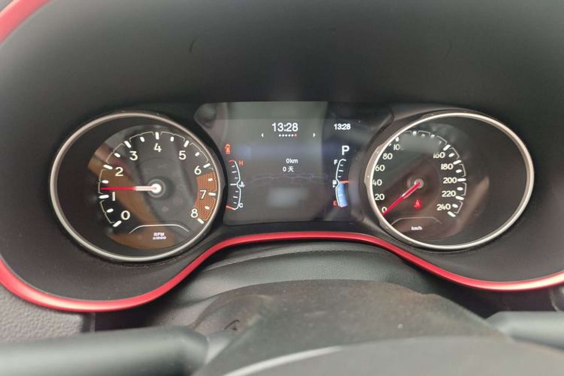 Used Jeep Compass 2017 200TS Automatic High-Performance All-Wheel Drive Edition Instrument Cluster