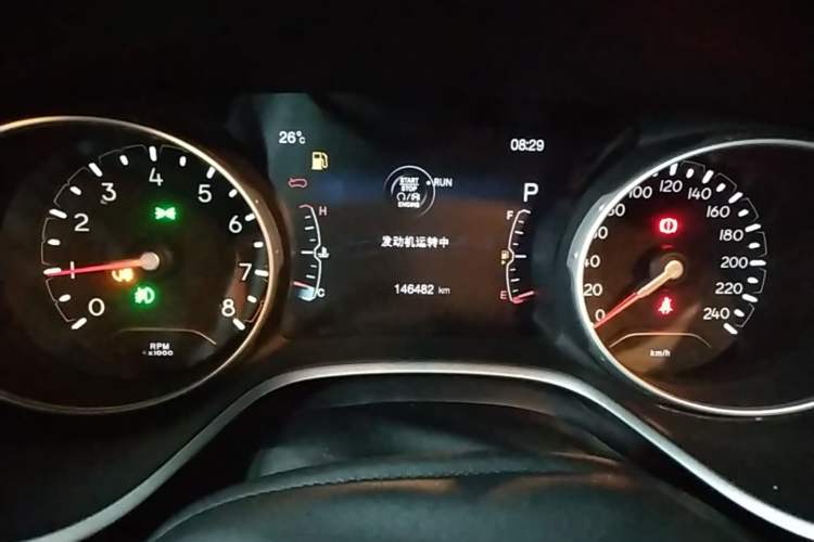 Used Jeep Compass 2017 200T Automatic Family Edition Instrument Cluster