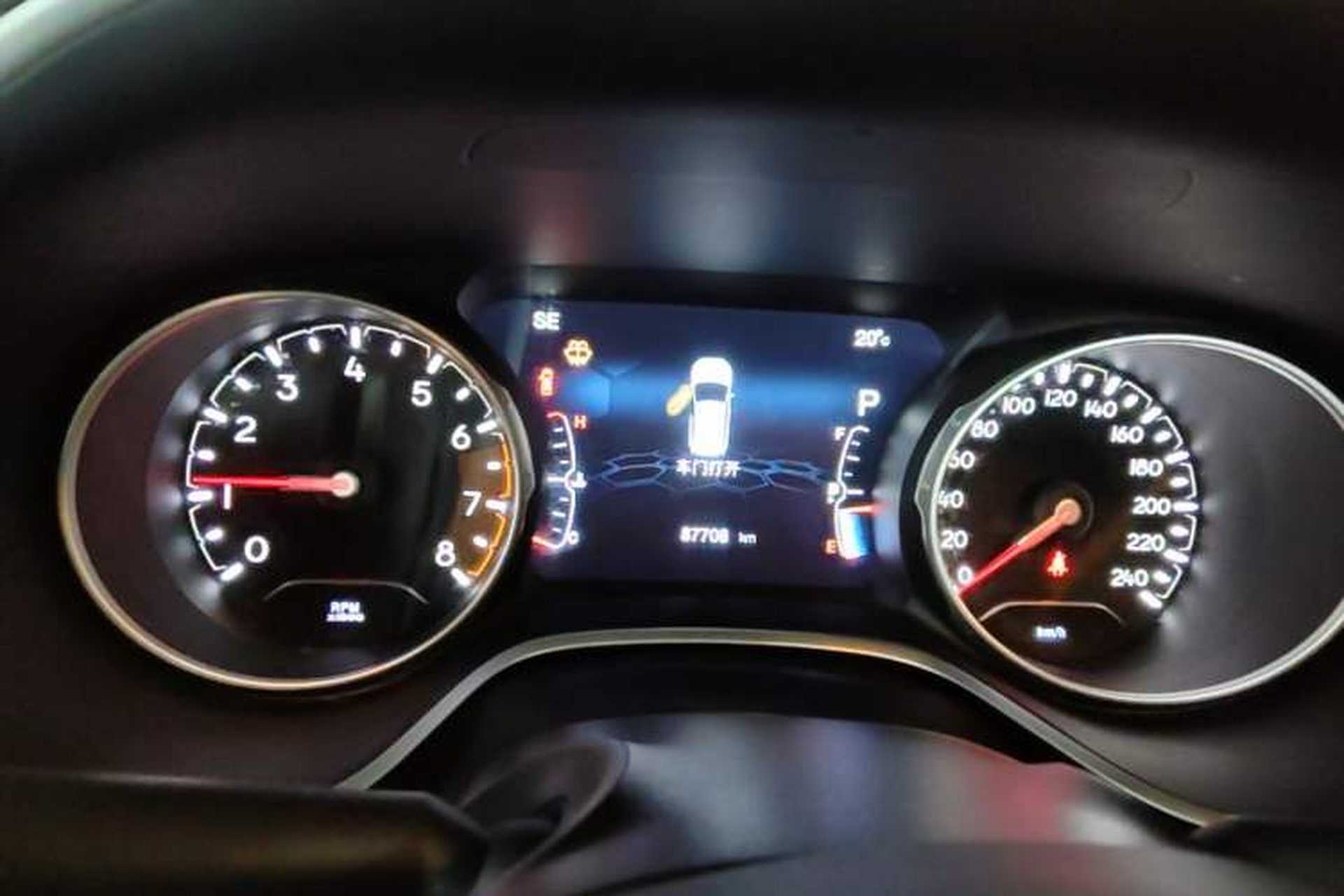 Used Jeep Compass 2017 200T Automatic Family Edition Instrument Cluster