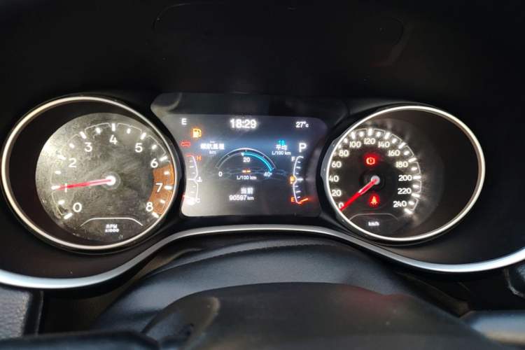 Used Jeep Compass 2017 200T Automatic Family Edition Instrument Cluster