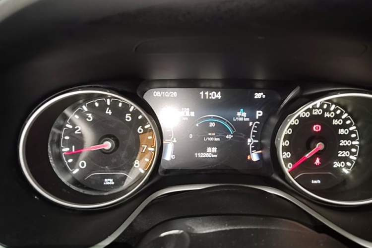 Used Jeep Compass 2017 200T Automatic Family Edition Instrument Cluster