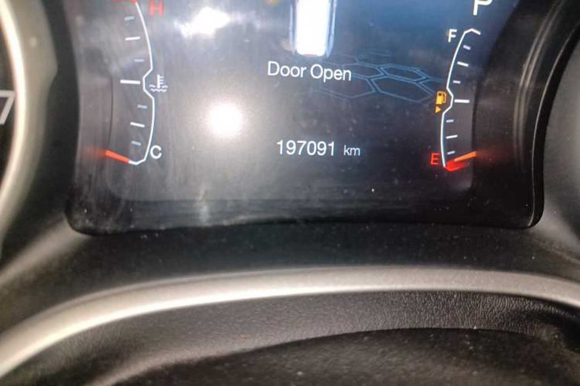 Used Jeep Compass 2017 200T Automatic Family Edition Odometer Close Up